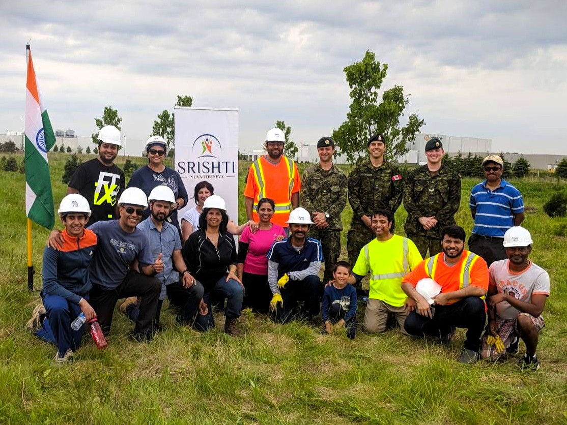 trees at memorial site